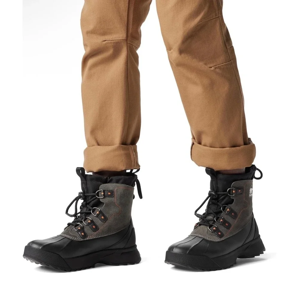 Sorel Scout‎ 87 XT WP Mens 10 Black Quarry Waterproof Insulated Winter Boots New